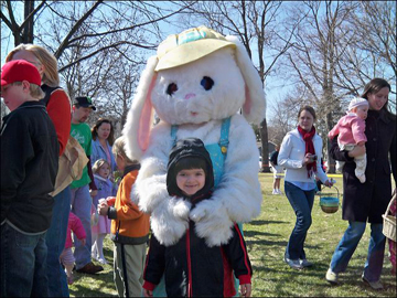 Easter Egg Hunt 2009 Easter Bunny